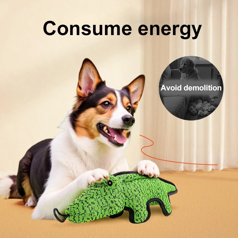 Cuddle Up with a Croc: The Plush Chew Buddy That Won't Snap Back! Eco-friendly!